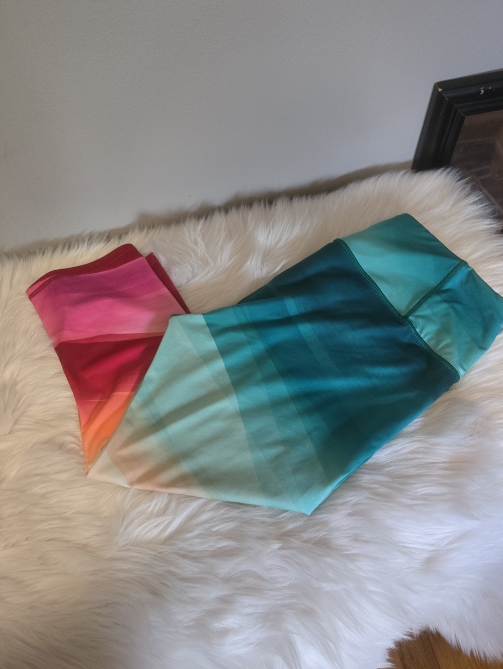 DSG Ombre Teal to Pink Leggings